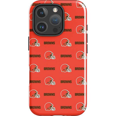 NFL Cleveland Browns Blitz Series iPhone 16 Pro Impact Case